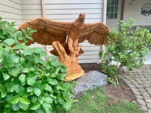 custom wood eagle sculpture idaho