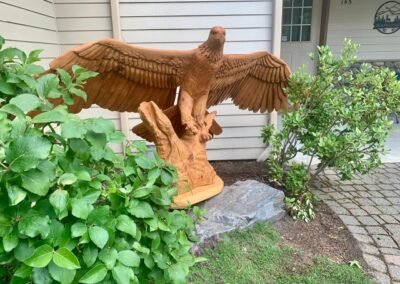 custom wood eagle sculpture idaho