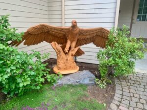 eagle wings carving priest river id