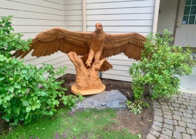 eagle wings carving priest river id